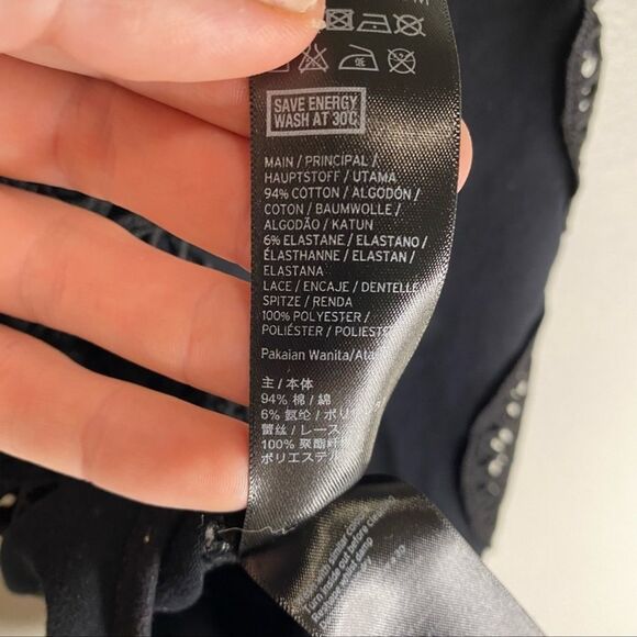 TopShop Crochet Cut-out Low Back Bodysuit - Picture 8 of 10